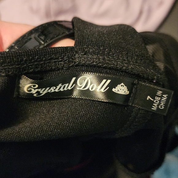 Crystal Doll red black junior dress 7 - Picture 7 of 8